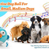 Interactive Crab Plush Toy with Motion-Activated Ball for Dogs