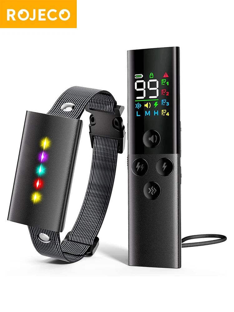 ROJECO Dog Training Collar with Remote, 1600ft IP67 Waterproof
