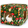 Cozy Fleece Hideout Bed for Small Pets