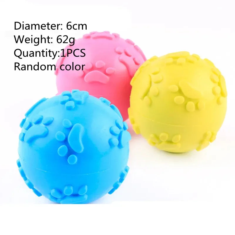 Durable Rubber Chew Toy for Small Dogs