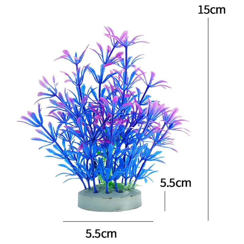 Realistic Artificial Aquarium Plants for Fish Tank Décor
