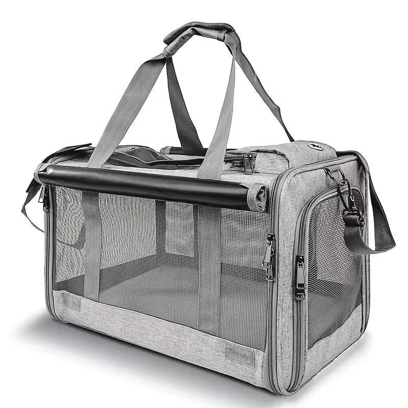 Soft-Sided Pet Carrier for Large and Medium Cats & Dogs