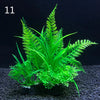 Plantes artificielles pour aquarium assorties