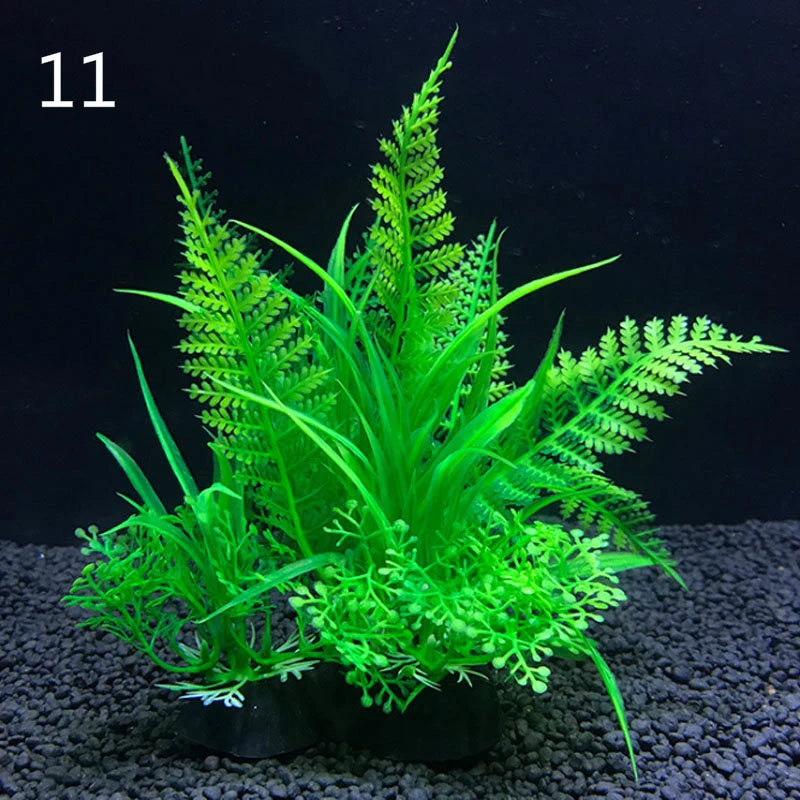 Plantes artificielles pour aquarium assorties