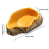 Natural Tree Stump Reptile Feeding and Water Bowl