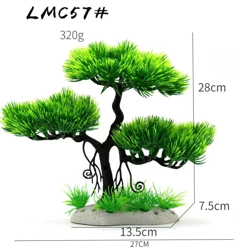 Aquarium Decor: Simulation Plants and Landscaping Ornaments