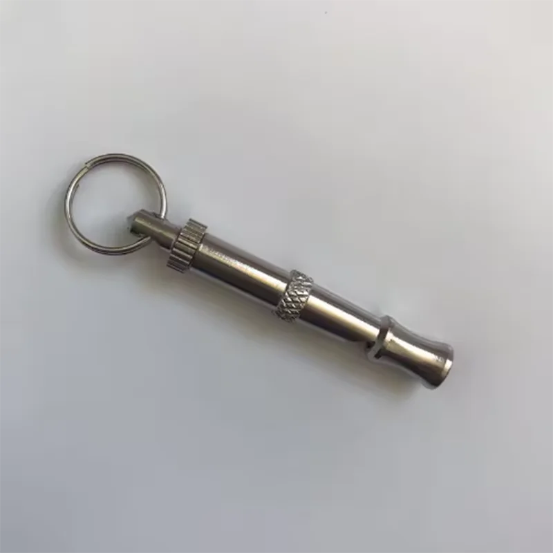 Ultrasonic Dog Training Whistle - Portable Silver