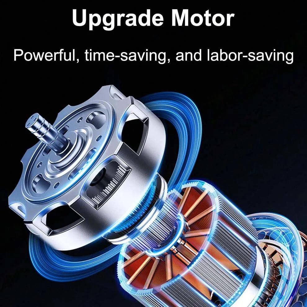 Close-up view of an upgraded electric motor and mechanism for a pet nail grinder tool.