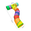 Foldable Cat Play Tunnel with S-Shaped Design