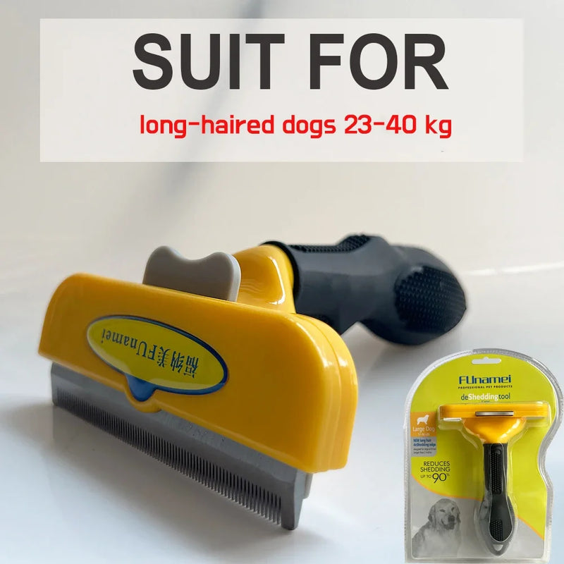 Cepillo Deslanador Ergonómico para Mascotas