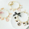 Pearl Bow Rhinestone Pet Collar for Small Dogs and Cats