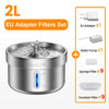 Fontaine à eau en acier inoxydable pour animaux
