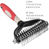 Two-Sided Stainless Steel Pet Grooming Brush