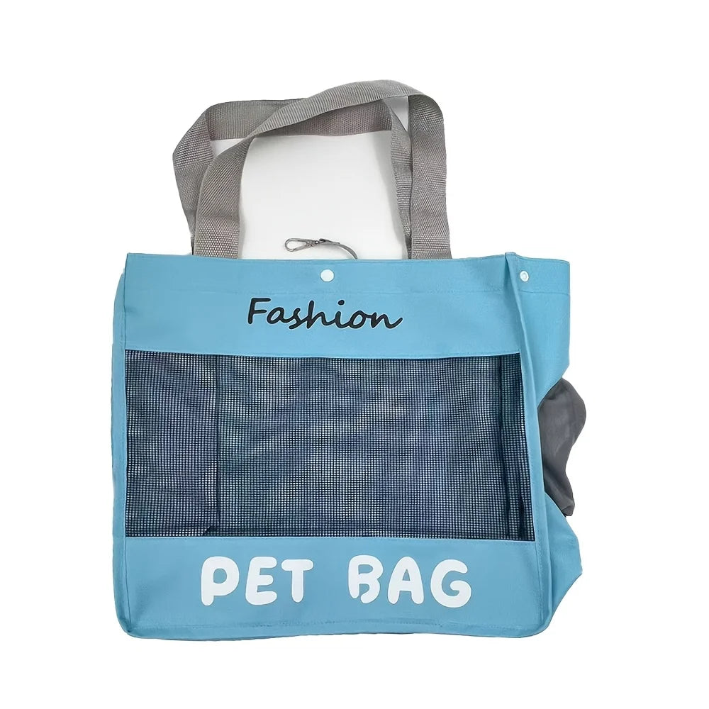 Breathable Head-Out Pet Carrier Tote for Cats and Small Dogs