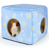 Cozy Fleece Hideout Bed for Small Pets