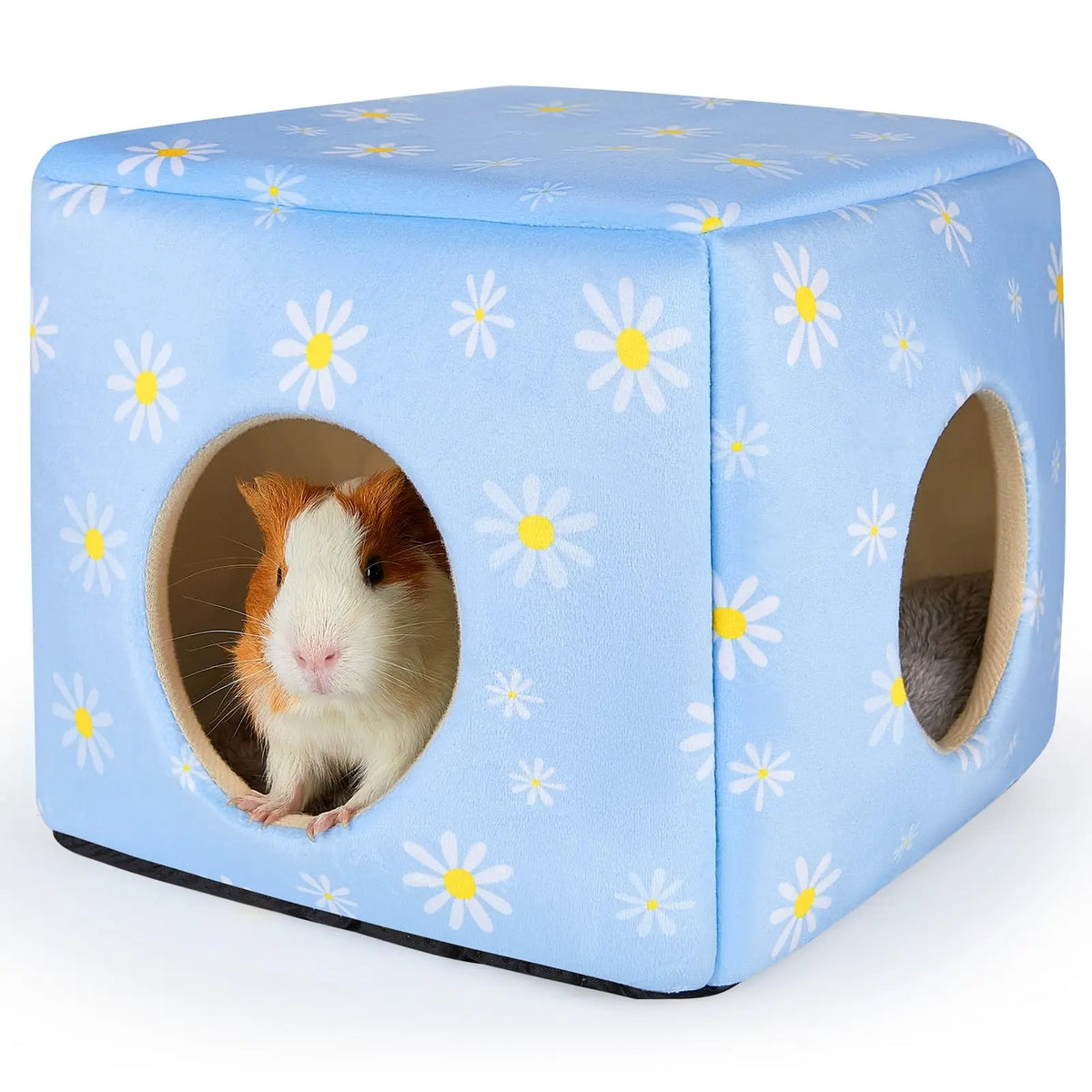 Cozy Fleece Hideout Bed for Small Pets
