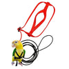 Nylon Bird Training Rope Harness Leash - Anti-Bite Parrot