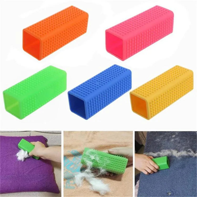 Silicone Pet Hair Removal Brush for Car & Home