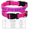 Personalisierte bestickte Nylon-Hundehalsband