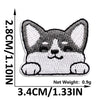 Cat Embroidered Iron-On Patch – Cute Pocket-Sized Appliqué for Clothing & Crafts