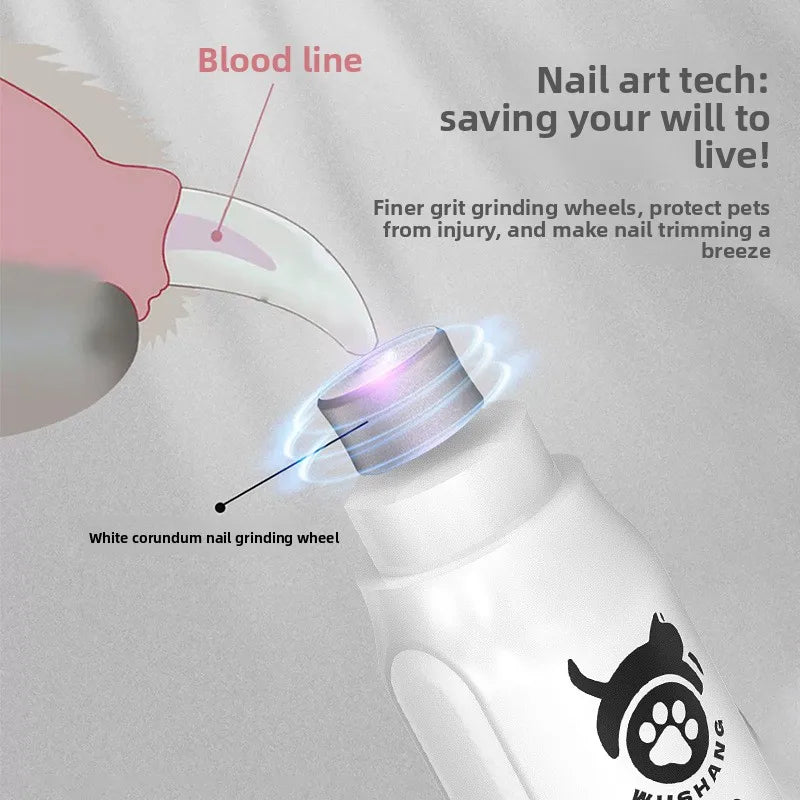 Electric Pet Nail Grinder for Dogs and Cats