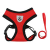 Adjustable Breathable Mesh Dog & Cat Harness with Leash