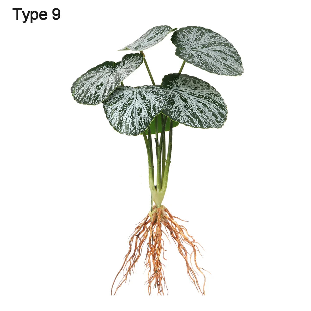 Artificial Hydroponic Plant with Visible Roots – Lifelike Greenery for Home & Event Decor