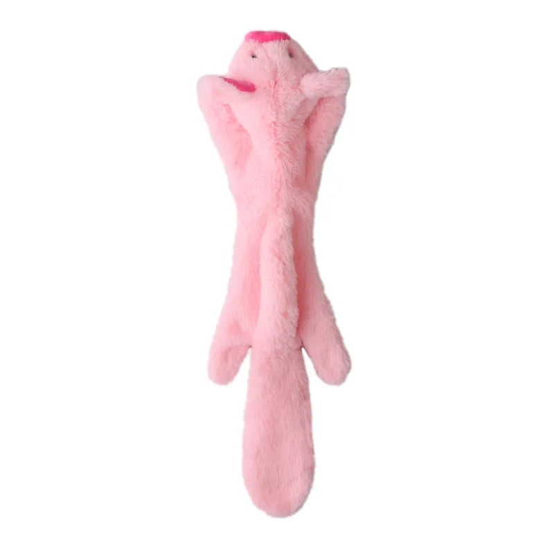 Squeaky Plush Dog Toy with Crinkle Paper – No Stuffing, Durable & Fun