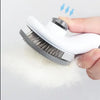 Peigne de toilettage en acier inoxydable pour animaux