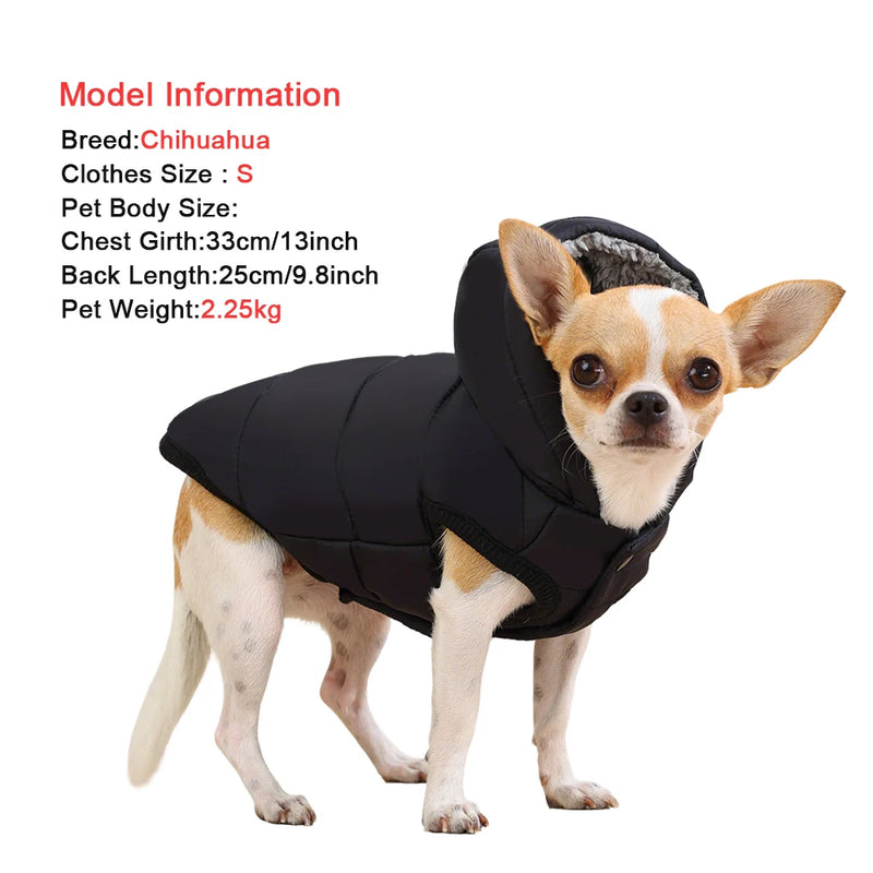 Chaqueta de Fleece con Capucha para Mascotas