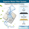 Cat Water Fountain Replacement Filters with Activated Carbon – 3-Layer Filtration for Clean, Fresh Water