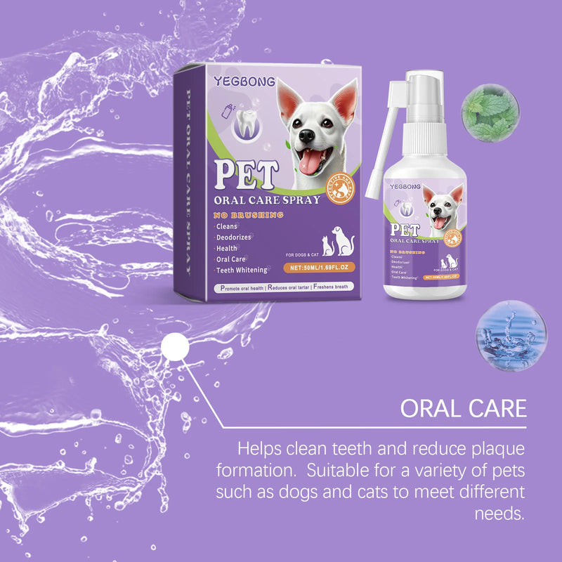 Spray de nettoyage buccal pour chiens et chats
