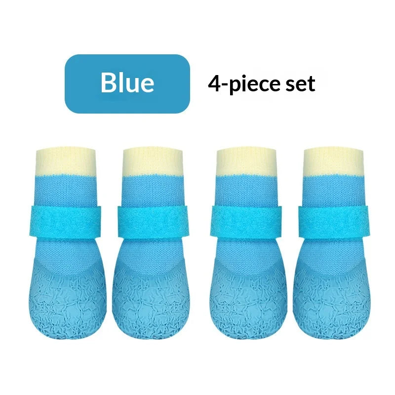 Waterproof Dog Boots with Anti-Slip Soles for Small Breeds