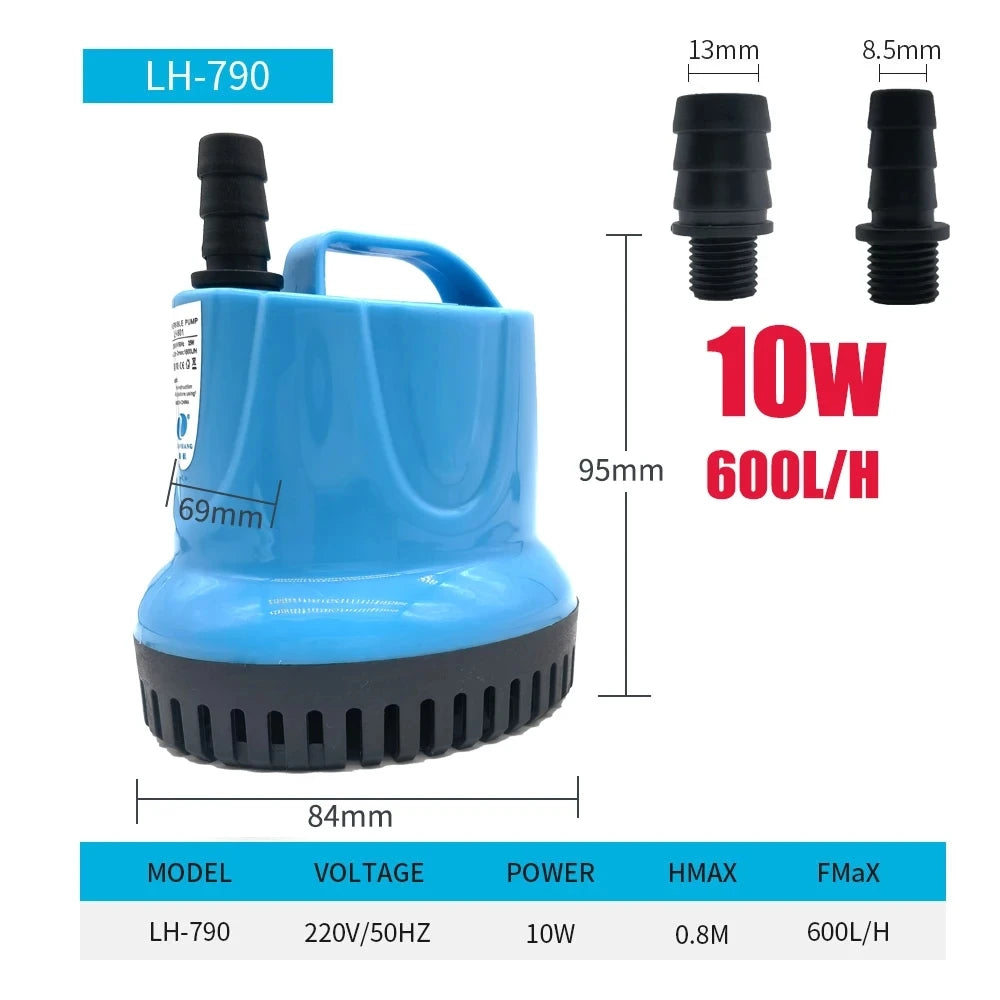 Submersible Water Pump for Aquariums and Fountains
