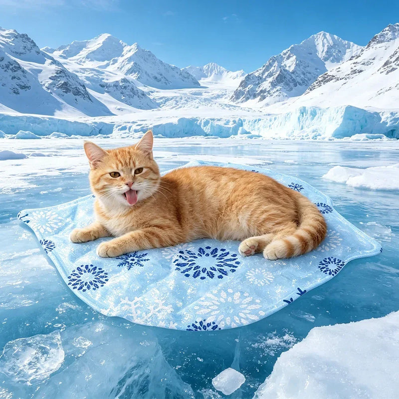 Self-Cooling Gel Pet Mat for Cats & Dogs