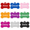 Personalized Bone-Shaped Pet ID Tag with Custom Engraving