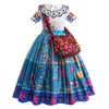 Floral Print Princess Dress for Girls, Inspired by Mirabel