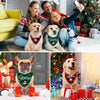 Christmas Triangle Dog Bandana Scarf with Adjustable Fit