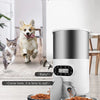Dispensador automático inteligente para mascotas con cuenco de acero inoxidable