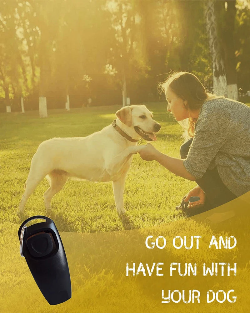 Zwei-in-Eins-Hundepfeife und Clicker für das Hundetraining