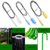 Stainless Steel Aquarium Cleaning Brush Double Head Lily Pipe
