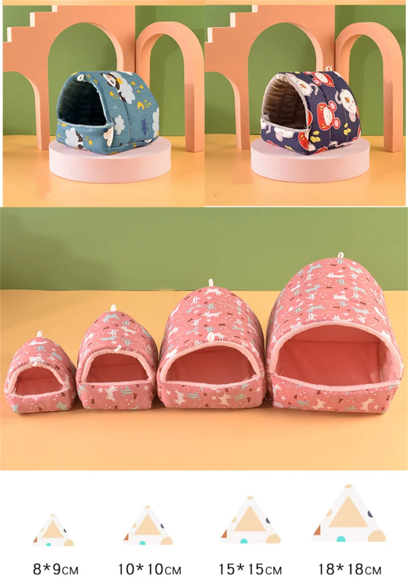 Niche Douillette pour Petits Animaux : Hamsters, Cobayes & Lapins