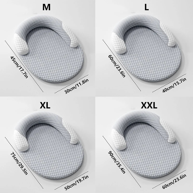Cooling Pet Bed with Breathable Ice Silk Cover