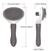 Brosse de toilettage auto-nettoyante pour animaux