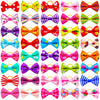 Pet Hair Bows with Rubber Bands - Assorted Styles for Small Dogs and Cats