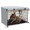 All-Season Waterproof Dog Crate Cover with Mesh Ventilation