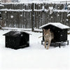 Outdoor Cat House with Heated Insulation and Raised Waterproof Base