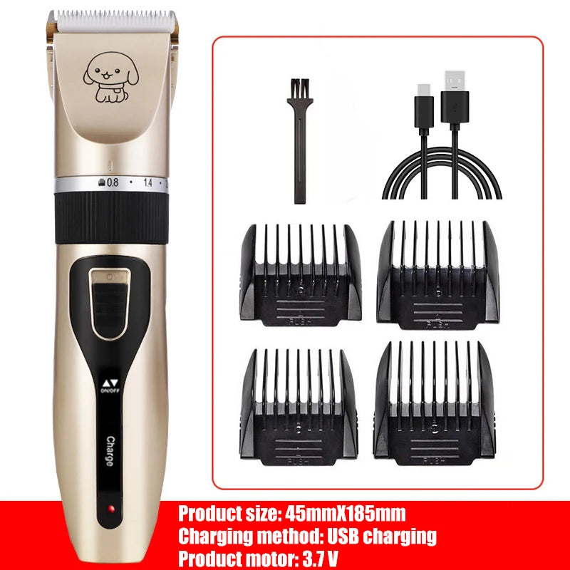 Cordless Rechargeable Pet Grooming Clipper