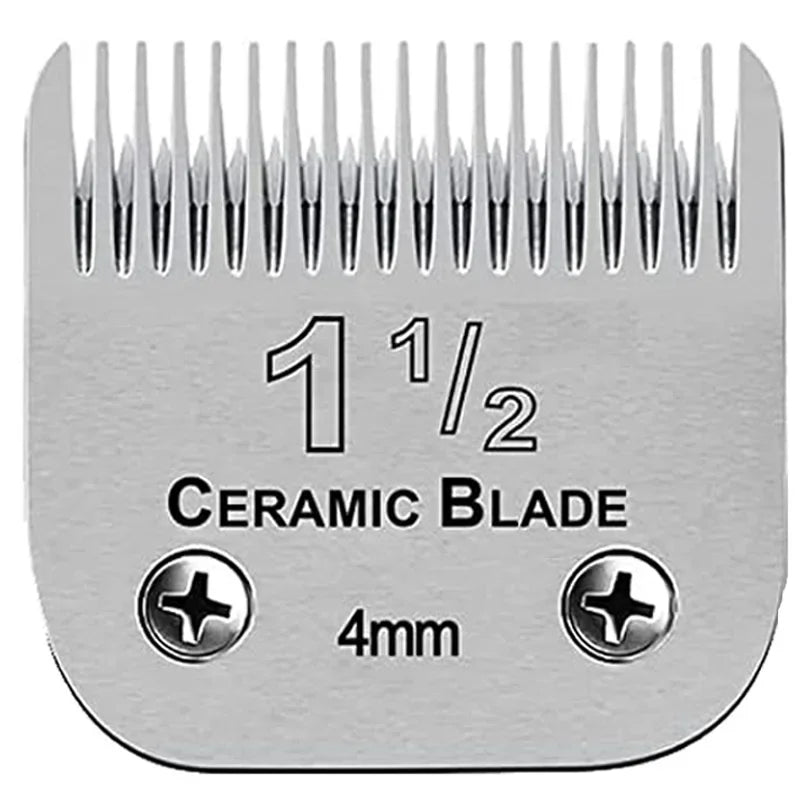 Ceramic Pet Grooming Blade Set for Andis, Oster, and Wahl Clippers