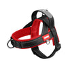 Arnés para perros negro y rojo para razas pequeñas a medianas.